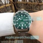 Top Quality Replica Tudor Pelagos Green Dial Stainless Steel Men's Watch